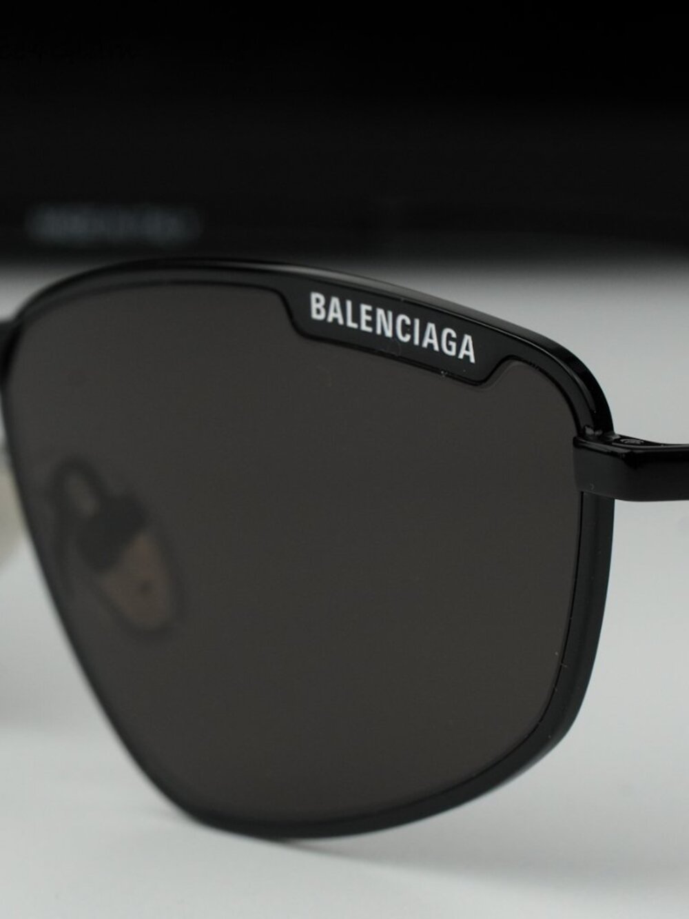 Balenciaga Men Sunglasses Black Grey Geometric BB0277S 001 NEW AUTHENTIC - Picture 8 of 16